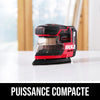 PONCEUSE DE FINITION COMPACTE SANS BALAIS DE 12 V
