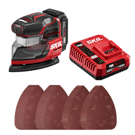 12V Brushless Compact Detail Sander