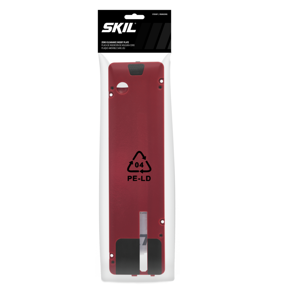ZERO CLEARANCE TABLE SAW INSERT PLATE | SKIL (STZ6307) ZERO CLEARANCE TABLE SAW INSERT PLATE | SKIL (STZ6307)