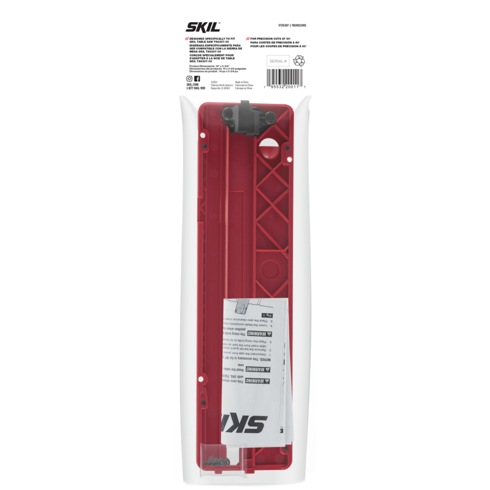 ZERO CLEARANCE TABLE SAW INSERT PLATE | SKIL (STZ6307) ZERO CLEARANCE TABLE SAW INSERT PLATE | SKIL (STZ6307)