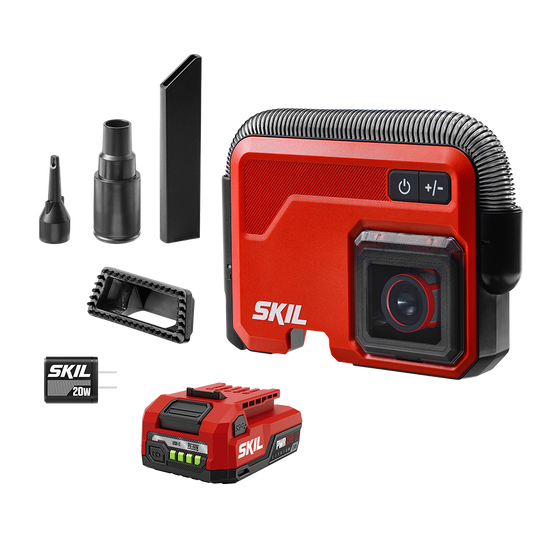 12V/20V Brushless Slim Vacuum, 12V Kit
