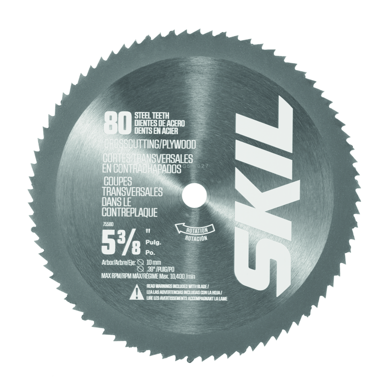 Circular saw shop blade for plywood